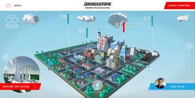 Bridgestone представит виртуальный город и продемонстрирует мобильные решения на выставке CES 2021