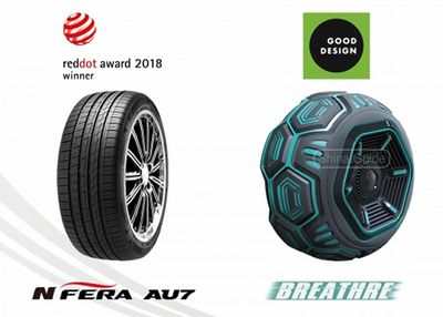 Компания Nexen Tire получила награду Good Design Awards 2018