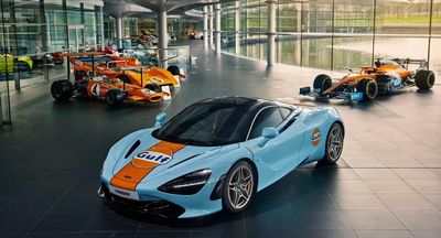 McLaren Special Operations воссоздает ливрею Gulf Oil для 720S в честь партнерства