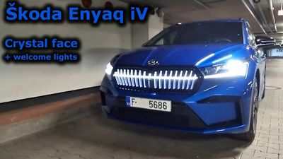 Skoda представляет решетку Crystal Face для Enyaq