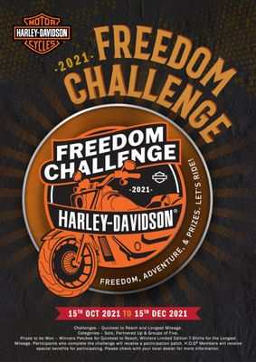 Harley-Davidson запускает Freedom Challenge 2021