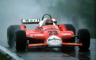 Alfa Romeo GP Tipo 159 празднует первую победу в Гран-при в Формуле-1